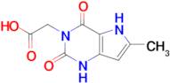 2-(6-Methyl-2,4-dioxo-1,2,4,5-tetrahydro-3h-pyrrolo[3,2-d]pyrimidin-3-yl)acetic acid