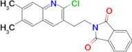 2-(2-(2-Chloro-6,7-dimethylquinolin-3-yl)ethyl)isoindoline-1,3-dione