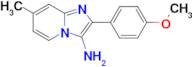 2-(4-Methoxyphenyl)-7-methylimidazo[1,2-a]pyridin-3-amine