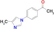 1-(4-(4-Methyl-1h-imidazol-1-yl)phenyl)ethan-1-one