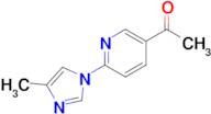 1-(6-(4-Methyl-1h-imidazol-1-yl)pyridin-3-yl)ethan-1-one