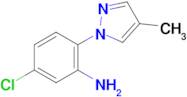 5-Chloro-2-(4-methyl-1h-pyrazol-1-yl)aniline