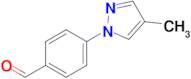 4-(4-Methyl-1h-pyrazol-1-yl)benzaldehyde