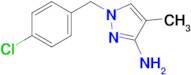 1-[(4-chlorophenyl)methyl]-4-methyl-1H-pyrazol-3-amine