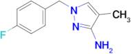 1-[(4-fluorophenyl)methyl]-4-methyl-1H-pyrazol-3-amine