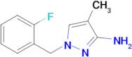 1-[(2-fluorophenyl)methyl]-4-methyl-1H-pyrazol-3-amine