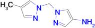 1-((4-Methyl-1h-pyrazol-1-yl)methyl)-1h-pyrazol-4-amine