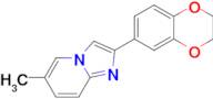 2-(2,3-Dihydrobenzo[b][1,4]dioxin-6-yl)-6-methylimidazo[1,2-a]pyridine