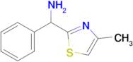 (4-Methylthiazol-2-yl)(phenyl)methanamine