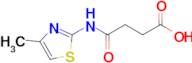 4-((4-Methylthiazol-2-yl)amino)-4-oxobutanoic acid