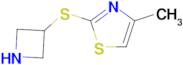 2-(Azetidin-3-ylthio)-4-methylthiazole