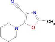 2-Methyl-5-(piperidin-1-yl)oxazole-4-carbonitrile