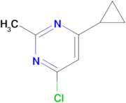 4-Chloro-6-cyclopropyl-2-methylpyrimidine