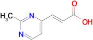 (E)-3-(2-Methylpyrimidin-4-yl)acrylic acid