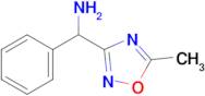 (5-Methyl-1,2,4-oxadiazol-3-yl)(phenyl)methanamine