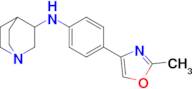 n-(4-(2-Methyloxazol-4-yl)phenyl)quinuclidin-3-amine