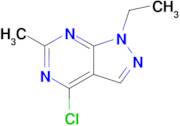 4-Chloro-1-ethyl-6-methyl-1h-pyrazolo[3,4-d]pyrimidine