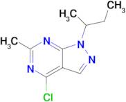 1-(Sec-butyl)-4-chloro-6-methyl-1h-pyrazolo[3,4-d]pyrimidine