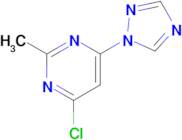 4-Chloro-2-methyl-6-(1h-1,2,4-triazol-1-yl)pyrimidine