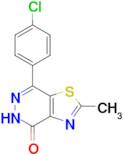 7-(4-chlorophenyl)-2-methyl-4H,5H-[1,3]thiazolo[4,5-d]pyridazin-4-one