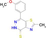 7-(3-methoxyphenyl)-2-methyl-4H,5H-[1,3]thiazolo[4,5-d]pyridazine-4-thione