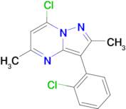 7-Chloro-3-(2-chlorophenyl)-2,5-dimethylpyrazolo[1,5-a]pyrimidine