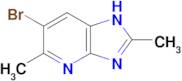 6-bromo-2,5-dimethyl-1H-imidazo[4,5-b]pyridine