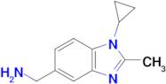 (1-Cyclopropyl-2-methyl-1h-benzo[d]imidazol-5-yl)methanamine