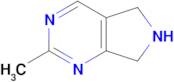 2-Methyl-6,7-dihydro-5h-pyrrolo[3,4-d]pyrimidine