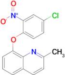 8-(4-Chloro-2-nitrophenoxy)-2-methylquinoline