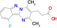 3-(10-Fluoro-2,4-dimethylpyrimido[1,2-b]indazol-3-yl)propanoic acid