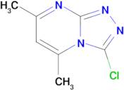 3-Chloro-5,7-dimethyl-[1,2,4]triazolo[4,3-a]pyrimidine