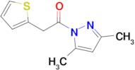 1-(3,5-Dimethyl-1h-pyrazol-1-yl)-2-(thiophen-2-yl)ethan-1-one