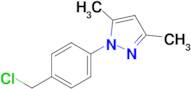 1-(4-(Chloromethyl)phenyl)-3,5-dimethyl-1h-pyrazole