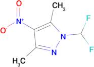 1-(Difluoromethyl)-3,5-dimethyl-4-nitro-1h-pyrazole