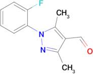 1-(2-Fluorophenyl)-3,5-dimethyl-1h-pyrazole-4-carbaldehyde