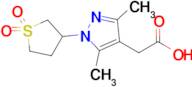 2-(1-(1,1-Dioxidotetrahydrothiophen-3-yl)-3,5-dimethyl-1h-pyrazol-4-yl)acetic acid