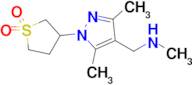 3-(3,5-Dimethyl-4-((methylamino)methyl)-1h-pyrazol-1-yl)tetrahydrothiophene 1,1-dioxide