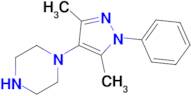 1-(3,5-Dimethyl-1-phenyl-1h-pyrazol-4-yl)piperazine