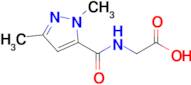 (1,3-Dimethyl-1h-pyrazole-5-carbonyl)glycine