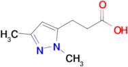 3-(1,3-Dimethyl-1h-pyrazol-5-yl)propanoic acid