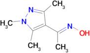 (E)-1-(1,3,5-Trimethyl-1h-pyrazol-4-yl)ethan-1-one oxime