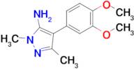 4-(3,4-Dimethoxyphenyl)-1,3-dimethyl-1h-pyrazol-5-amine