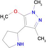 5-Methoxy-1,3-dimethyl-4-(pyrrolidin-2-yl)-1h-pyrazole