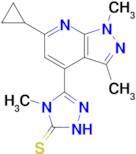 3-{6-cyclopropyl-1,3-dimethyl-1H-pyrazolo[3,4-b]pyridin-4-yl}-4-methyl-4,5-dihydro-1H-1,2,4-tria...