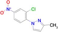 1-(2-Chloro-4-nitrophenyl)-3-methyl-1h-pyrazole