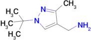 (1-(Tert-butyl)-3-methyl-1h-pyrazol-4-yl)methanamine