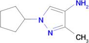 1-Cyclopentyl-3-methyl-1h-pyrazol-4-amine