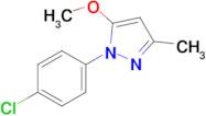 1-(4-Chlorophenyl)-5-methoxy-3-methyl-1h-pyrazole