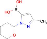 (3-Methyl-1-(tetrahydro-2h-pyran-2-yl)-1h-pyrazol-5-yl)boronic acid